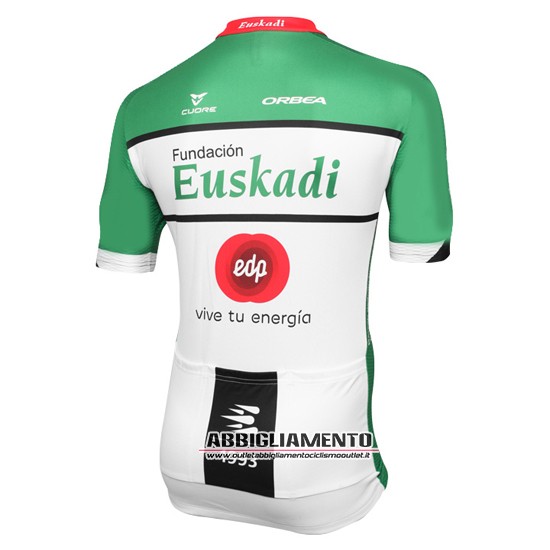 Abbigliamento Euskaltel Euskadi 2016 Manica Corta E Pantaloncino Con Bretelle Nero E Verde - Clicca l'immagine per chiudere